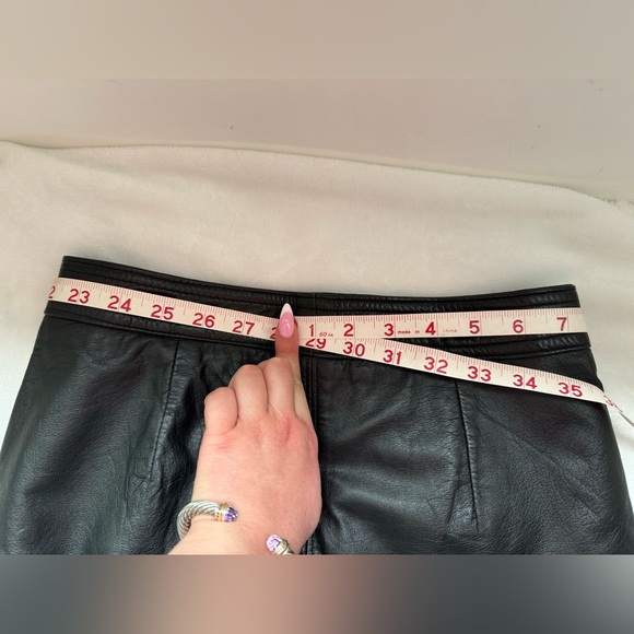 Women’s vintage The LERTHER RANCH LE RANCH DU CUIR leather skirt - Picture 13 of 16
